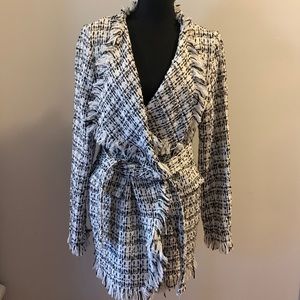 (3 for $30)Shein Black and White Coat